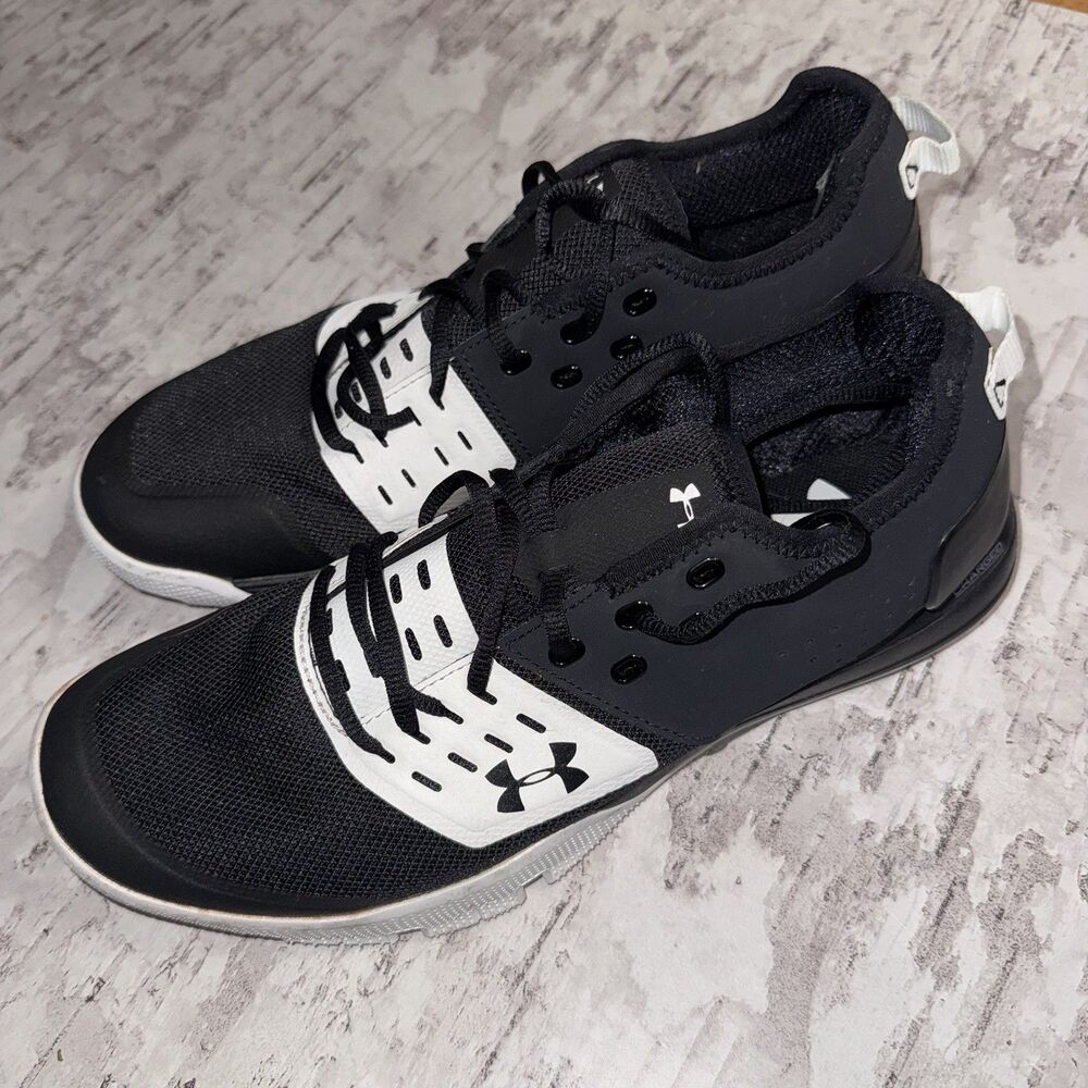 Under Armour Charged Ultimate 3.0 Art.3020548-001 Mens Shoes Black/White Size 9